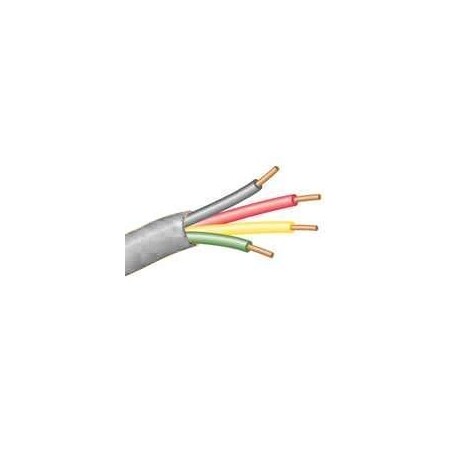 Southwire CCI 0345 Telephone Wire, 24 AWG, Copper Conductor, Gray Sheath 345